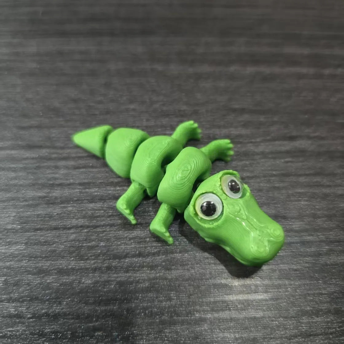 3D Printed Simulation Animals Movable Joint Fidget Toy Rotatable Articulated Home Desktop Ornament Adults Kid Toys Crafts Gifts