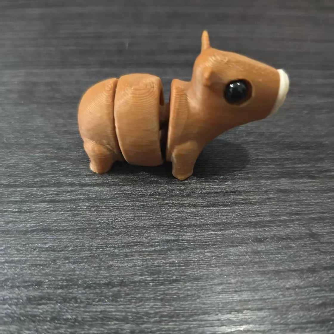 3D Printed Simulation Animals Movable Joint Fidget Toy Rotatable Articulated Home Desktop Ornament Adults Kid Toys Crafts Gifts