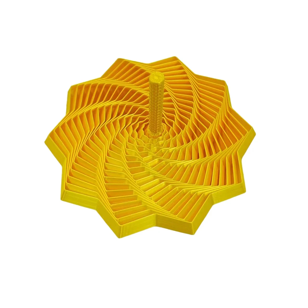 3D Printing Fractal Fidget Star Model Expanded Geometric Design Whirling Spiral Ornaments Relaxation Portable Decompression Toy