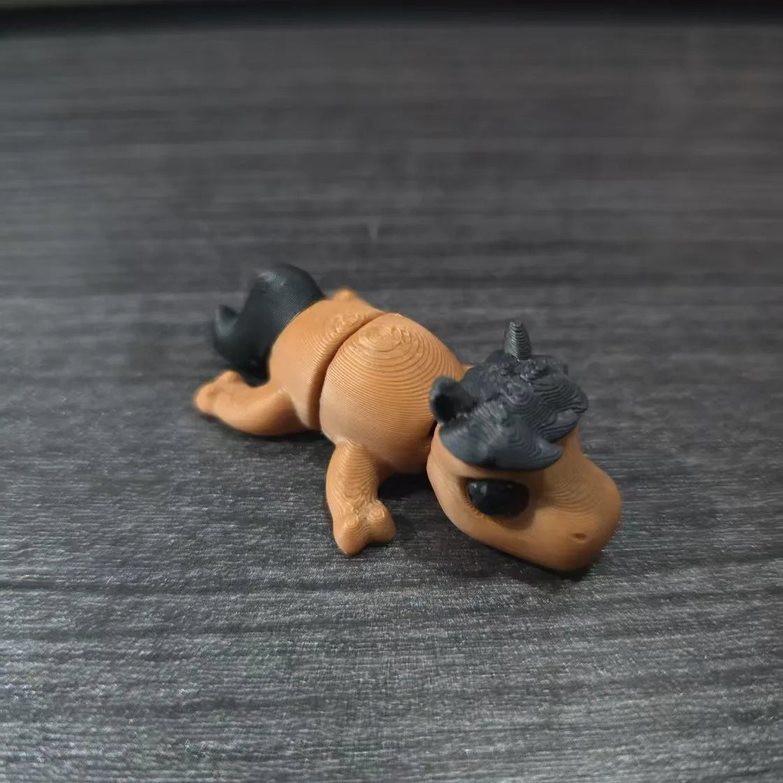 3D Printed Simulation Animals Movable Joint Fidget Toy Rotatable Articulated Home Desktop Ornament Adults Kid Toys Crafts Gifts