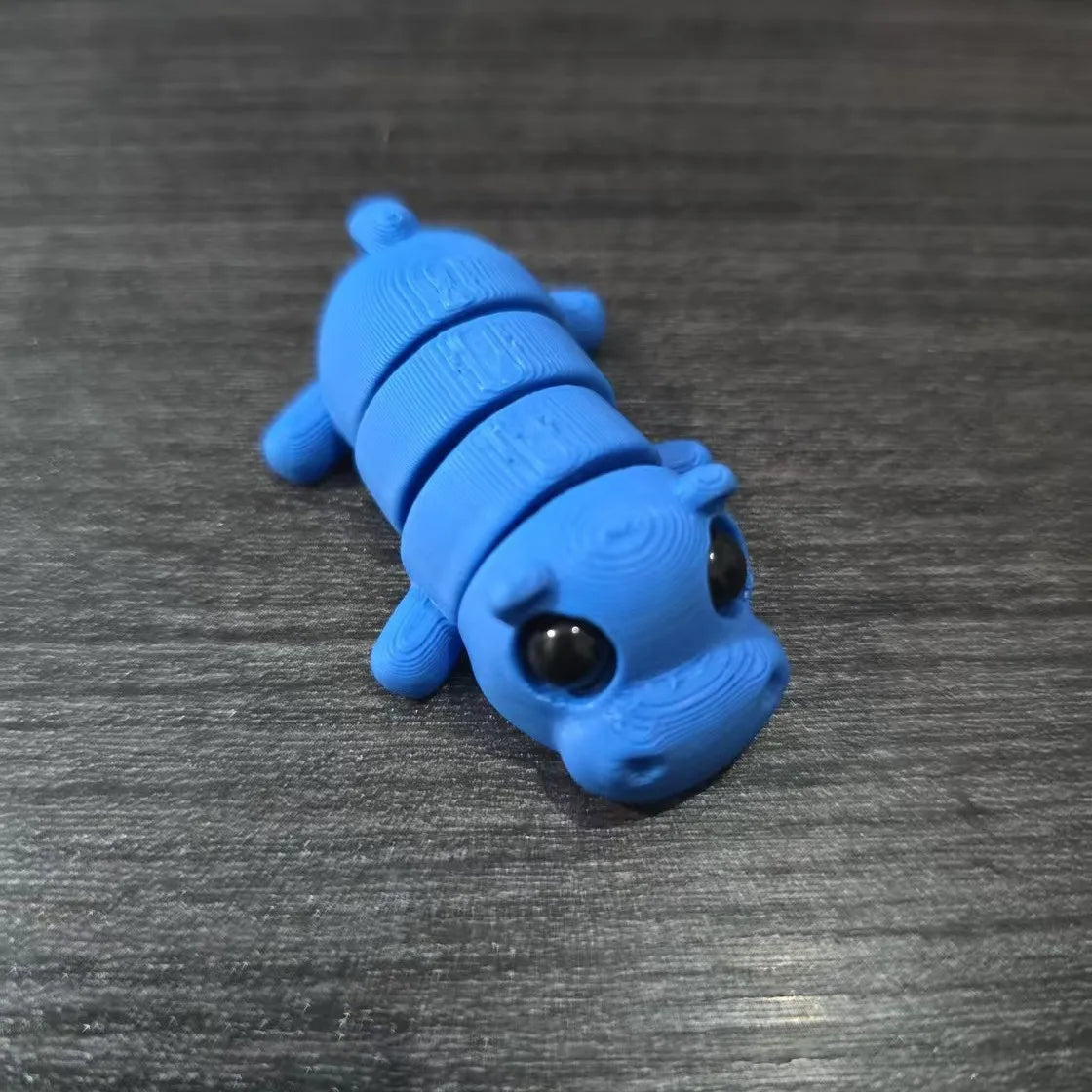 3D Printed Simulation Animals Movable Joint Fidget Toy Rotatable Articulated Home Desktop Ornament Adults Kid Toys Crafts Gifts