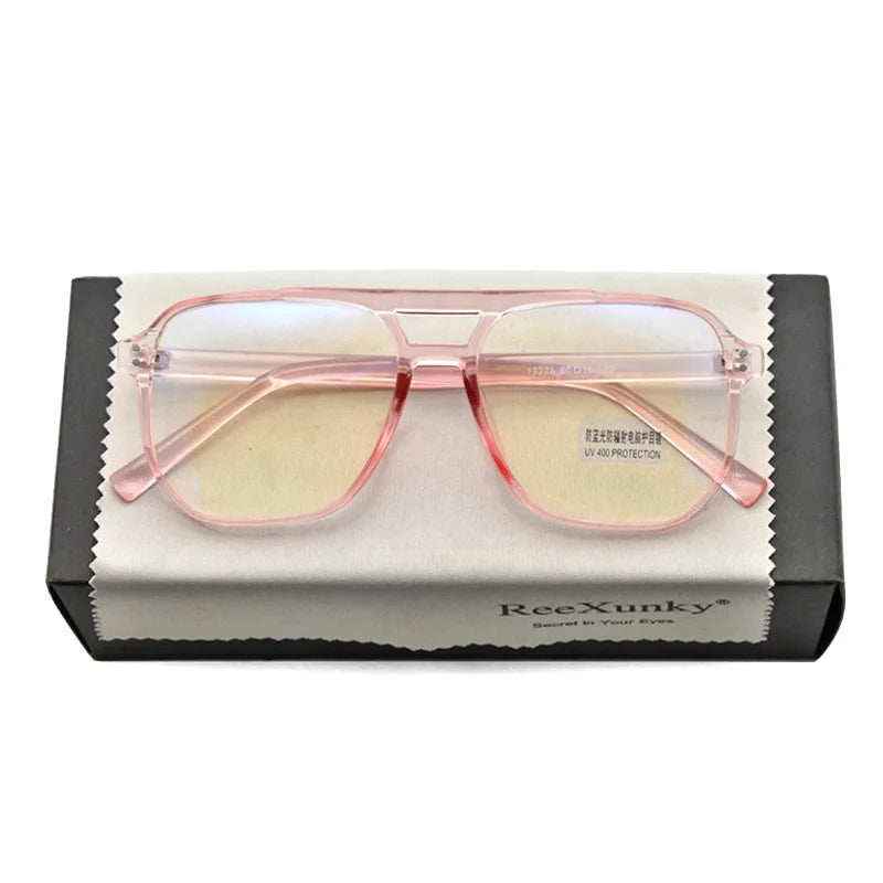 New 2022 Unisex Blue Light Blocking Glasses For Women Fashion Anti Blue Ray Eyewear Men Computer Gaming Eyeglasses UV Protection