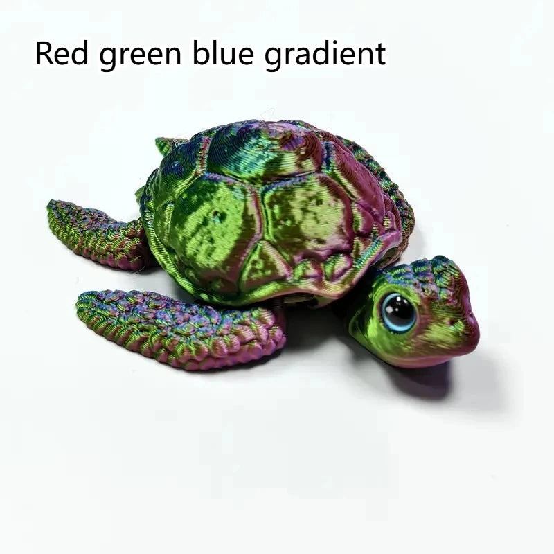 3D Printed Turtle Ornament, Home Decor Ornament Collection Hobby Halloween and Christmas Decoration, Home Decor