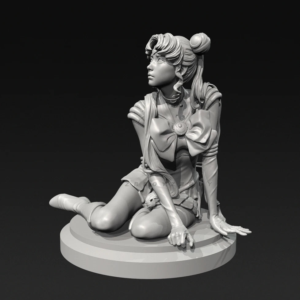 The height of man 30mm 40mm 65mm Resin model kit colorless self-assembly（3D Printing ） TD-7530/3D