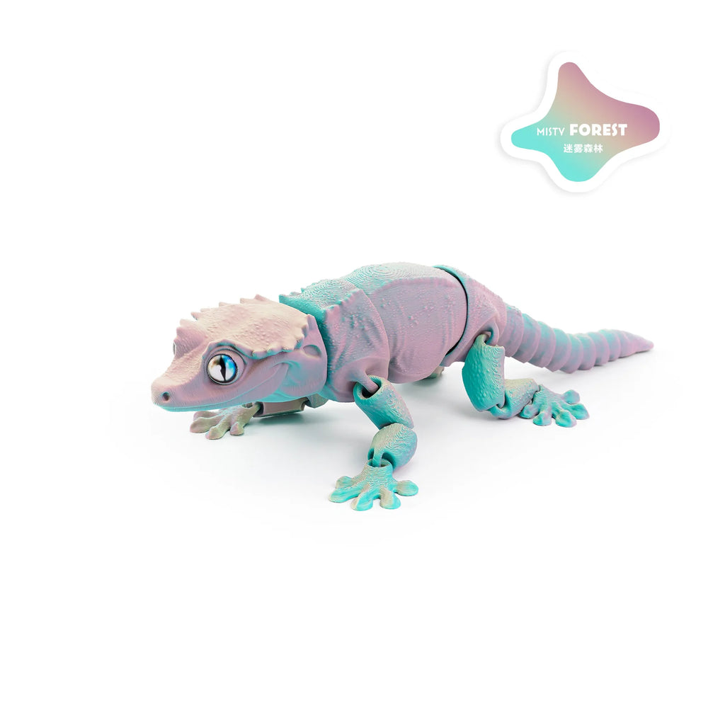 3D Printing Creative Phoenix headed Lizard Animal Ornament Cute Cute Pet Lizard Movable Integrated Joint Animal Miniatures