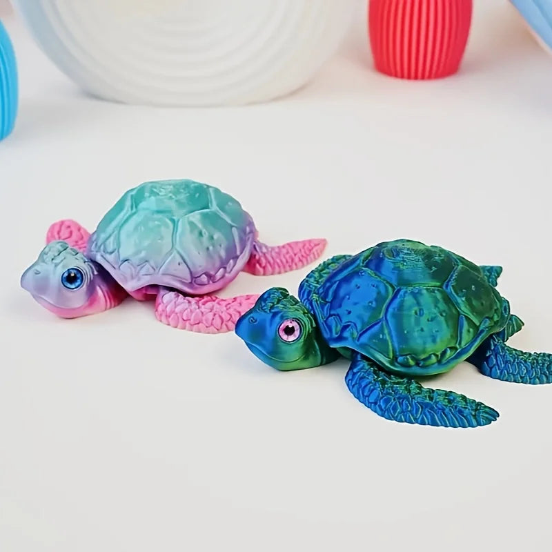 3D Printed Turtle Ornament, Home Decor Ornament Collection Hobby Halloween and Christmas Decoration, Home Decor