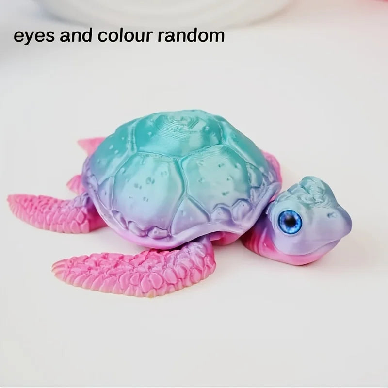 3D Printed Turtle Ornament, Home Decor Ornament Collection Hobby Halloween and Christmas Decoration, Home Decor
