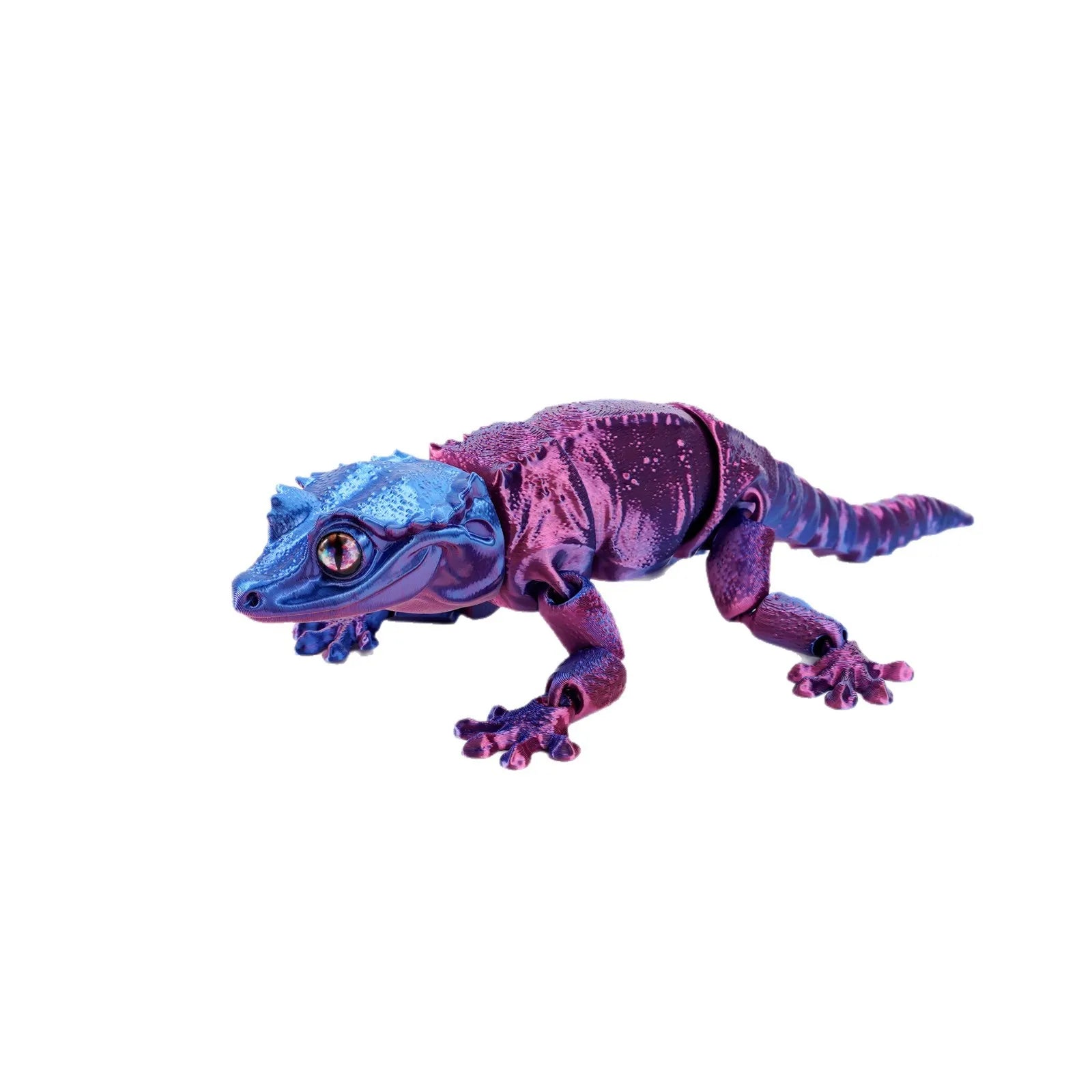 3D Printing Creative Phoenix headed Lizard Animal Ornament Cute Cute Pet Lizard Movable Integrated Joint Animal Miniatures